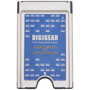 Digigear SD SDHC SDXC to PCMCIA PC Card, Adapter Supports, ATA Flash Memory