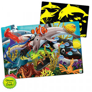 Puzzle Doubles Glow In The Dark Sea Life