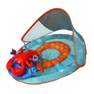 SwimWays Red Lobster Baby Spring Float Activity Center