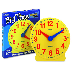 Learning Resources Big Time Learning Clock (12 Hr)