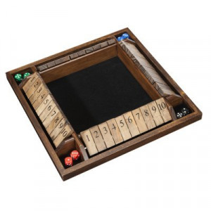 WE Games 4-Player Shut the Box