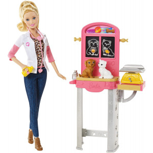 Barbie Careers Pet Vet Doll and Playset