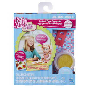 BaAlive Baby Alive Super Snacks Noodles and Pizza Snack Pack (Blonde) Baby Doll