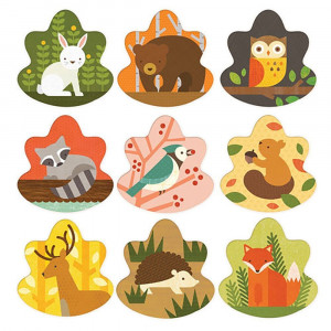 Petit Collage Memory Game, Forest Animals