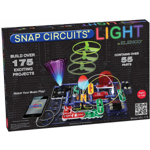 Elenco Snap Circuits Lights Electronics Discovery Kit (Packaging May Vary)