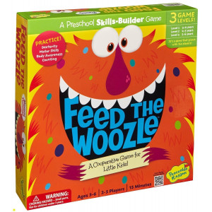 Peaceable Kingdom Feed the Woozle Award Winning Preschool Skills Builder Game