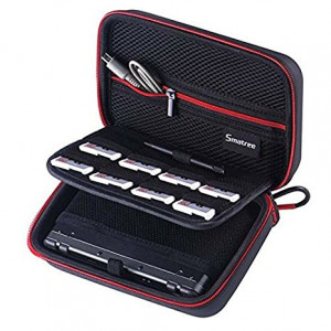 Smatree Carrying Case for NEW Nintendo 3DS, NEW 3DS XL , - Black/Red