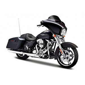 2015 Harley Davidson Street Glide Black Motorcycle Model 1/12 by Maisto 32328