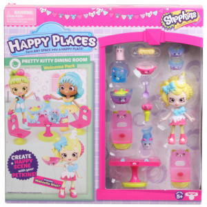 Shopkins Season 3 Happy Places Welcome Pack - Pretty Kitty Dining Room