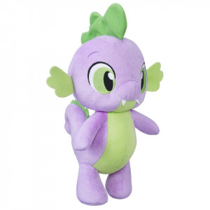 My Little Pony Friendship is Magic Cuddly Stuffed Figure - Spike the Dragon Lavender