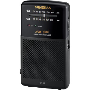 Sangean SR-35 AM/FM Analog Pocket Radio