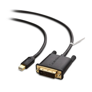 Cable Matters Mini DisplayPort (Thunderbolt™ 2 Port Compatible) to DVI Cable in Black 6 Feet