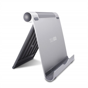 iPad Pro Stand, TechMatte Multi-Angle Aluminum Holder for iPad Pro 12.9 10.5 9.7 inch Tablets, E-readers and Smartphones,Nintendo Switch - XL-Size Stand