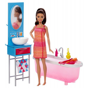 Barbie Bathroom and Doll
