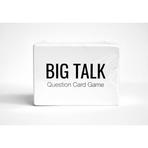 BIG TALK Question Card Game: Skip Small Talk, Make Meaningful Connections - Unique Conversation Starters, Fun Party Icebreaker Activity, Useful Networking, Educational, and Therapy Tool - 88 questions