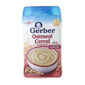 Gerber Oatmeal Cereal Single Grain