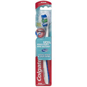 Colgate 360 Full Head Toothbrush, Medium Medium