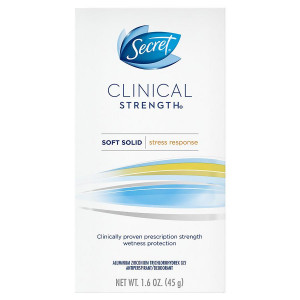 Secret Clinical Strength Smooth Solid Women's Antiperspirant & Deodorant Stress Response