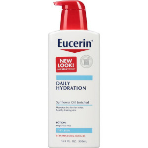 Eucerin Daily Hydration Sunflower Oil Enriched Lotion Fragrance Free