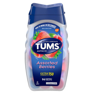 Tums Extra Strength Antacid/Calcium Supplement Assorted Berries