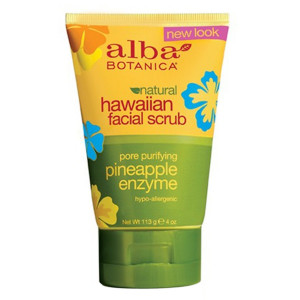 Alba Botanica Hawaiian Facial Scrub Pore Purifying Pineapple Enzyme