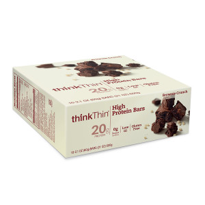 thinkThin High Protein Bars Brownie Crunch