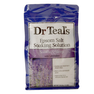 Dr. Teal's Epsom Salt Soaking Solution, Soothe & Sleep Lavender