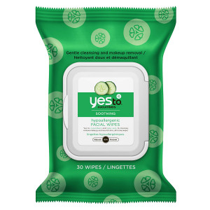 Yes to Cucumbers Soothing Hypoallergenic Facial Towelettes