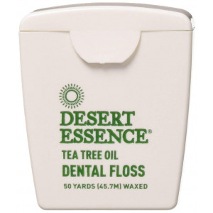 Desert Essence Tea Tree Oil Floss, 50 yds, 6 Pack