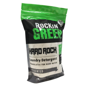 Rockin' Green Natural HE Powder Laundry Detergent for Hard Water, Perfect for Cloth Diapers, 90 Loads, Unscented, 45 oz ($0.22/load)