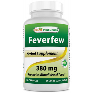 Best Naturals Feverfew 380 mg 180 Capsules
