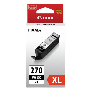 Canon 0319C001 0319C001 (PGI-270XL) High-Yield Ink Pigment Black