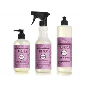 Mrs Meyers Clean Day Limited Edition Peony Scent Kitchen Basics Set