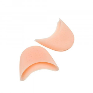 vuUUuv 2cps(1pair) Soft Silicone Gel Pointe Ballet Dance Shoe Toe Pads Toe Protector with Breathable