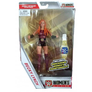 Wrestling WWE Mattel Elite Collection Becky Lynch Action Figure with Smackdown Women's Championship Belt ...