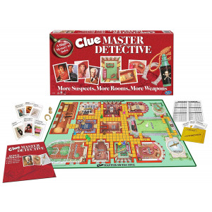 Winning Moves Clue Master Detective - Board Game, Multi-Colored