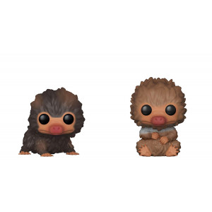 Funko Pop Movies: Fantastic Beasts 2 Crimes of Grindelwald - Baby Niffler (Brown and Tan) 2-Pack
