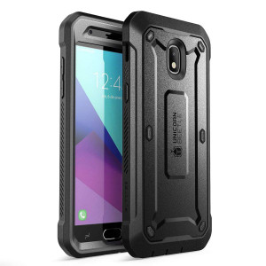 Samsung Galaxy J3 2018 Case, SUPCASE Unicorn Beetle Pro Series Full-Body Rugged Holster Case with Built-In Screen Protector for Samsung Galaxy J3 Achieve (2018 Release/SM-J337)(Black)