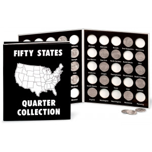 Fox Valley Traders Commemorative State Quarters Black White Album