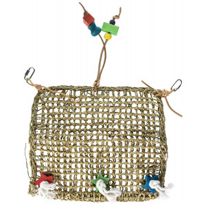 Penn Plax, Bird Life, Natural Weave Cage Climbing Exerciser Mat Bird Toy 13.75''L x 13.75"W