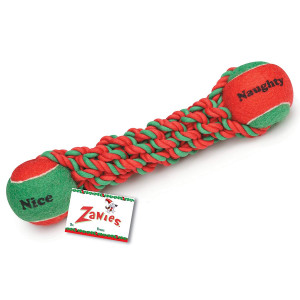 Zanies Naughty or Nice Tennis Tug