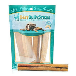 Best Bully Sticks Premium 6-Inch Jumbo Bully Sticks - All-Natural, Free-Range, Grass-Fed, 100% Beef Single-Ingredient Dog Chews