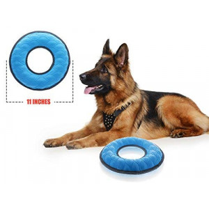 Tuff Pupper Multi-Use Floating Dog Ring Toy and Dog Water Toy | Great Dog Fetch Toy for Exercise - Bounces On Surfaces | NOT for Destructive Chewers