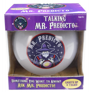 Mr. Predicto Fortune Telling Ball - The Fun Way to Discover Your Future - Ask a YES or NO Question and He'll Magically Speak the Answer - Like a Next Generation Magic 8 Ball - Fortune Teller Toy