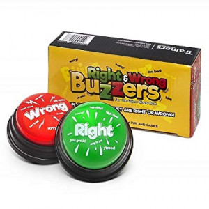 Answer Buzzers (Set of 2) New and Improved, Classroom Tool