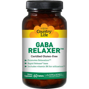 Country Life Gaba Relaxer (rr), 60 Count