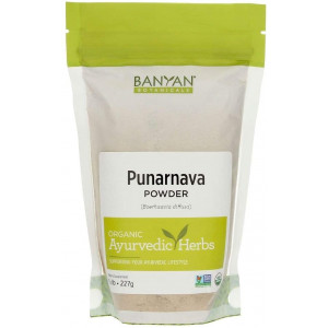 Banyan Botanicals Punarnava Powder - USDA Certified Organic, 1/2 lb - Boerhavia diffusa - Ayurvedic Herb for Heart, Liver, and Kidneys*
