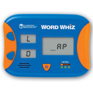 Learning Resources Word Whiz Electronic Flash Card,Multi-color,5 L x 4 W in