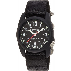Bertucci Men's 11015 Analog Display Analog Quartz Black Watch