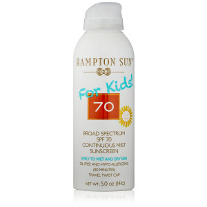 Hampton Sun SPF 70 for Kids Continuous Mist Sunscreen, 5 oz